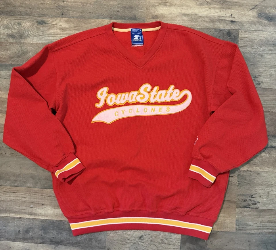 Vintage Starter Iowa State University Cyclones Crewneck Sweatshirt Men’s XL - Image 1 of 4