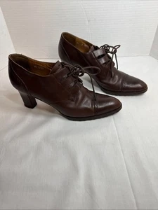 STUNNING Ralph Lauren SILON Women's MILLY Dress Ankle Boots 8 AA Deep Brown - Picture 1 of 23