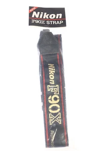 Genuine Nikon F90X Professional Black/Red Neck/Shoulder Camera Strap Rare (New) - Picture 1 of 2