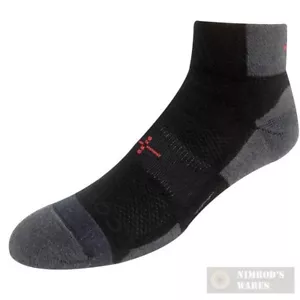 NUEVOS CALCETINES Medianos Negro/Gris 7482 Hilos Cubiertos Al aire libre Cross Trainer Negro/Gris 7482 ENVÍO RÁPIDO - Imagen 1 de 2