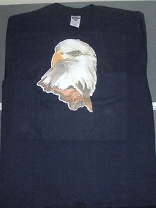 VINTAGE T-SHIRT ZUM AUFBÜGELN NEU MD-MEDIUM EAGLE HEAD - Bild 1 von 3