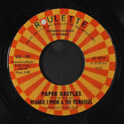 Frankie Lymon & Teenagers: Paper Castles / Itty Bitty Pretty One Roulette 7"