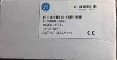 New Factory Sealed GE IC200MDD843 Fanuc Input Output Relay Module IC200MDD843 - Image 1 of 2