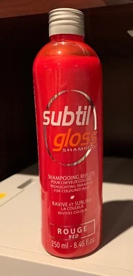 PHYTO Subtil Gloss Highlighting Shampoo Colored Treated Hair Red/Rouge 8.46 oz - Image 1 of 3