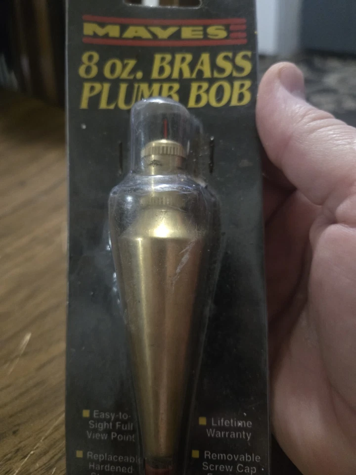 8 oz Brass Plumb Bob - Image 1 of 3