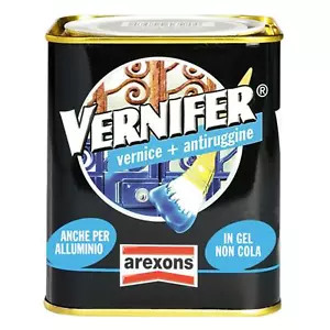SMALTO COLORE VERNIFER VERNICE PIU' ANTIRUGGINE ANTICHIZZATA VERNICI GEL 2 IN 1 - Foto 1 di 15