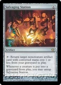 SALVAGING STATION Fifth Dawn MTG Artifact RARE - Picture 1 of 1