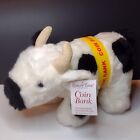 Leisure Time Animals Plush Cow With Horns Coin Bank By Carstens Inc. New Tags