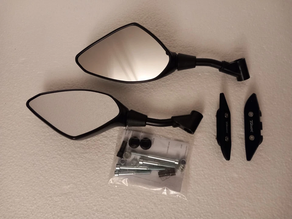 TMAXFAIDATE SPECCHI SPECCHIETTI ORION A MANUBRIO OMOLOGATI + TAPPI NERO TMAX 560 2020 2021