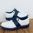 Chaussures de golf hommes FootJoy DryJoys Premiere 54331 Packard cuir noir blanc 11,5