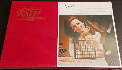 Vtg RSVP Scrabble 3D Crossword Game 1966-1970 NEW Old Stock SEALED  - Image 1 of 4