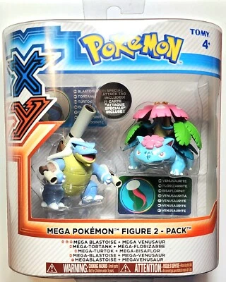 TOMY Pokemon XY Mega Pokemon Figura 2 - Pack Blastoise y Venusaur ¡NUEVO! Foto 1 de 2