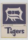 1969-76 patchs en tissu Fleer logo chapeau tigres de Detroit (blanc D)