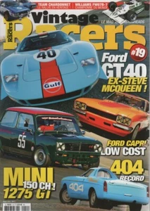 VINTAGE RACERS 19 MIRAGE FORD GT40 P/1074 CLUBMAN 1275 GT MAXI 1000 CAPRI 2600GT - Imagen 1 de 3