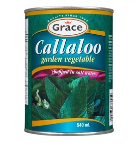 Grace Jamaican Callaloo 540 g/19 oz in scatola (confezione da 3) autentico vegano caraibico - Foto 1 di 5