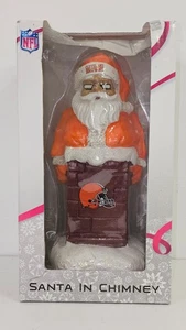 Cleveland Browns NFL "Santa In Chimney" Forever Collectibles Resin Figur 10" - Bild 1 von 8
