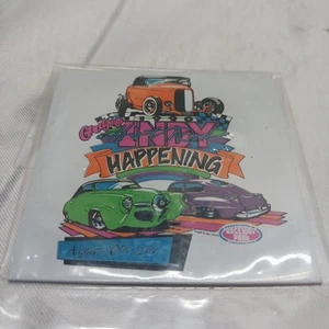 Vintage Goodguys 1990 Indy Hot Rod Happening Auto Show Armaturenbrett Plakette Vintage Neu - Bild 1 von 1