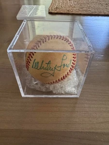 WHITEY FORD HALL OF FAME AUTOGRAPH SIGNED HOF BALL AUTO PSA YANKEES - Picture 1 of 6