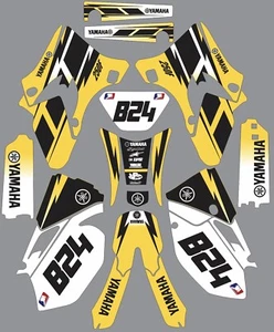 Graphics for 2005-2006 Yamaha WR250f 250f Decals Shrouds Rear fender Hurricane - Picture 1 of 1