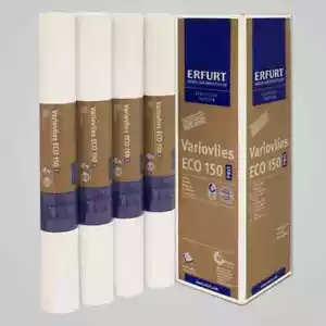 4x Erfurt EcoVlies EV 150 Variovlies 25x0,75m Glattvlies 75m² (1,02€/1qm) - Bild 1 von 5