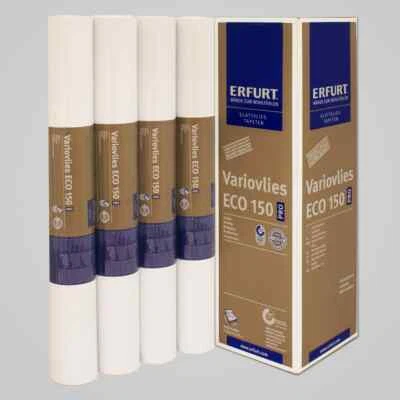 4x Erfurt EcoVlies EV 150 Variovlies 25x0,75 m tela lisa 75 m² (1,19 €/1 m²) - Imagen 1 de 4