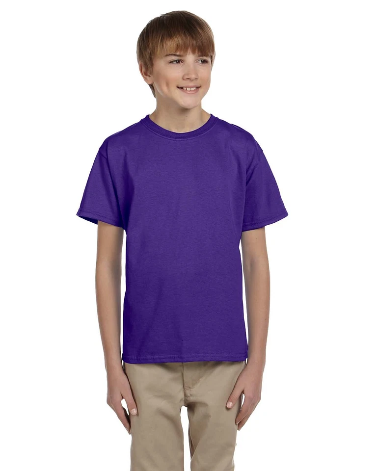 Camisetas Hanes para jóvenes niños y niñas ComfortBlend EcoSmart XS-XL M-5370 Foto 1 de 1