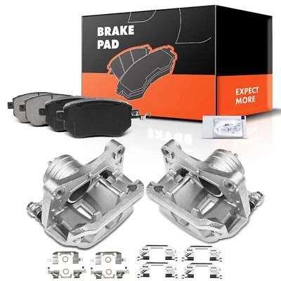 Pinza de freno de disco y pastillas de freno de cerámica para Infiniti FX35 FX45 2003-2005 delanteras Foto 1 de 4