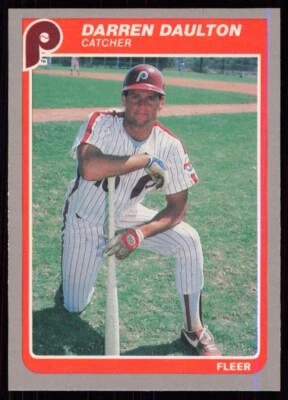 1985 Fleer Update Darren Daulton Philadelphia Phillies #U-33 - Image 1 of 2