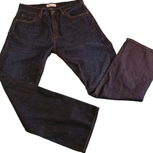 GAP Jeans Herren Etikett 30X32 ACTUAL 30X29,5 Loose Fit Dunkelblau Hergestellt in USA Baumwolle - Bild 1 von 18