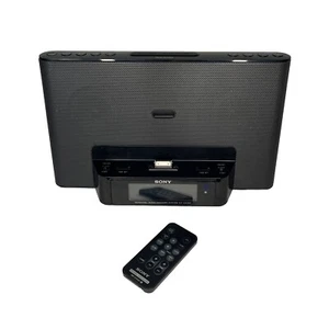 Sony Radio Audio Docking System Alarm Clock ICF-CS15iP W/Remote - Picture 1 of 11