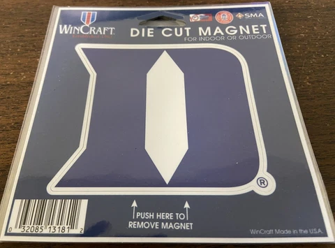 Duke Blue Devils  Die Cut Magnet   3.5" x 4" Win-Craft Cover