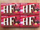 Sony HF 90 Normal Position Good For CD IEC Type I Audio Cassette Tape C-90 (x4)
