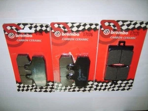 KIT PASTICCHE FRENO BREMBO ANTERIORI + POSTERIORI APRILIA ATLANTIC 500 2002/2005 - Foto 1 di 1
