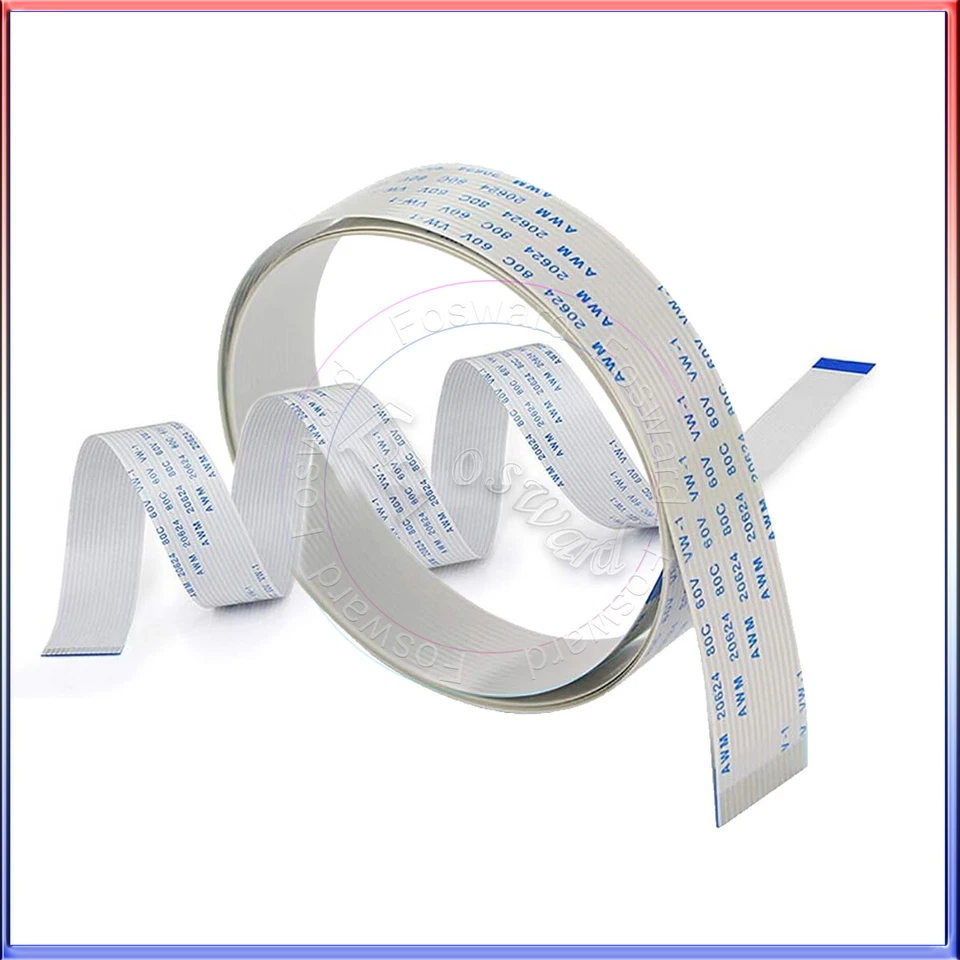 5cm~30cm FFC FPC Flat Flexible Cables, Flex Ribbon 1.25Mm Pitch AWM 20624 80C - Image 1 of 3