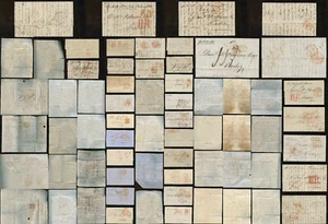 1840-53 LETTERS GB to SPAIN via P+O SHIPS NAMED + Postmarks ..PRICED SINGLY - Picture 1 of 86