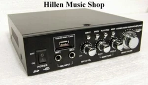 100 watt amplifier 230V/12V, Bluetooth, USB, SD/MMC, 2x microphone, Linein, bass control - Picture 1 of 2