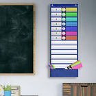 Taschendiagramm Wandbehang Zeitplan Taschendiagramm Lehrtafeln Zubehr