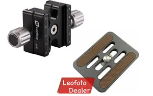Leofoto DDC-50 + BPL-50N Bidirectional Subtend Double Clamp MINI CLAMP - Picture 1 of 11