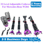 Mono 32 Ways Adj.Damper Coilover Struts For Mercedes Benz W204 C180 C300 2008-14 Mercedes-Benz c-class
