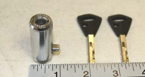 Abloy plug cylinder lock w/ 2 working keys for T & L handles - high security  - Picture 1 of 7