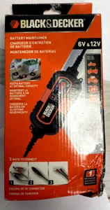 Black & Decker 6V/12V Battery Maintainer - Picture 1 of 4