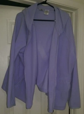 Athletic Works Womens Jacket Coat Size 26W/28W Purple Fleece - Image 1 of 3