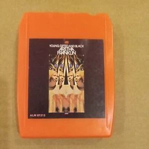 Aretha Franklin "Young Gifted and Black”  8 Track Tape Vintage 70’s EXCELLENT!! - Picture 1 of 4