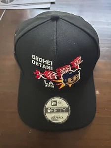 Los Angeles Dodgers Shohei Ohtani Black 9FIFTY A Frame New Era Hat cap Snapback - Picture 1 of 4