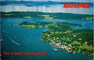 Fox Islands Thoroughfare, ME Postcard Chrome - Picture 1 of 2