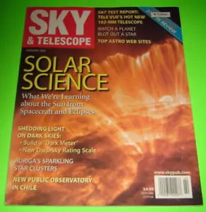 Sky & Telescope Magazin Februar 2001 - Sonnenwissenschaft - Astronomie - Bild 1 von 1