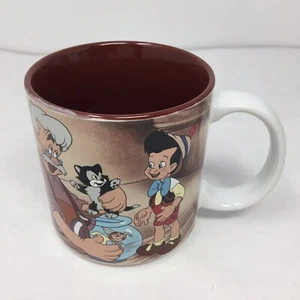 Vintage Walt Disney’s Classic PINOCCHIO Coffee Cup Mug Animated Movie Panorama - Picture 1 of 11