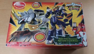 POWERRANGERS JUNGLE FURY 2008 DLX DISNEY ЭКСКЛЮЗИВНЫЙ НОСОРОГ СТАЛЬНОЙ МЕГАЗОРД - Изображение 1 из 4