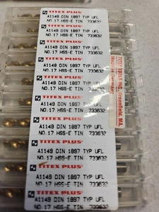 Titex-A1149-#17 HSS-E Tin drill 1pc - Picture 1 of 1