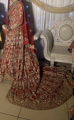 Pakistani Bridal Wedding Dress Maxi - Image 1 of 3